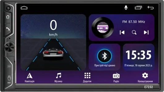 Автомагнітола Sigma E7232 CarPlay