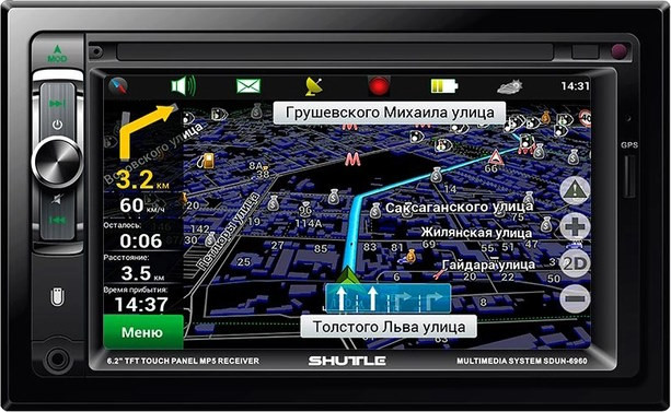 Автомагнітола Shuttle SDUN-6960