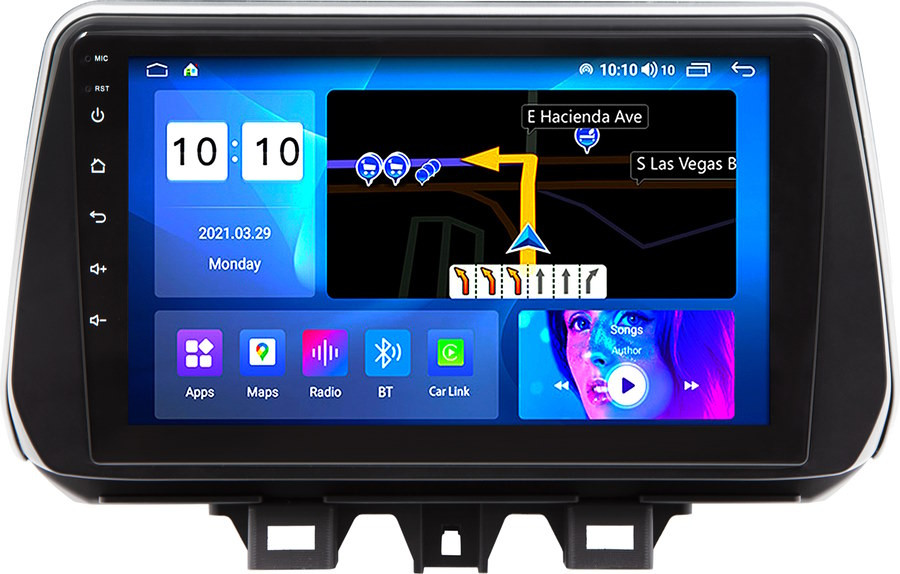 Автомагнитола EasyGo M9-4-64-HTN QLED