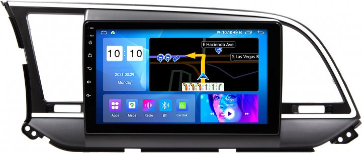 Автомагнитола EasyGo M9-4-64-HEA QLED