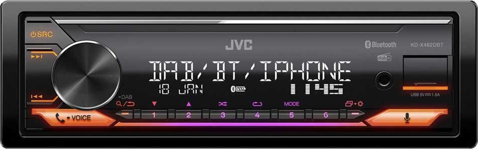 Автомагнитола JVC KD-X482DBT