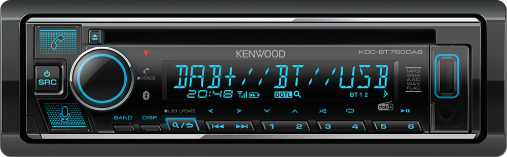 Автомагнітола Kenwood KDC-BT760DAB