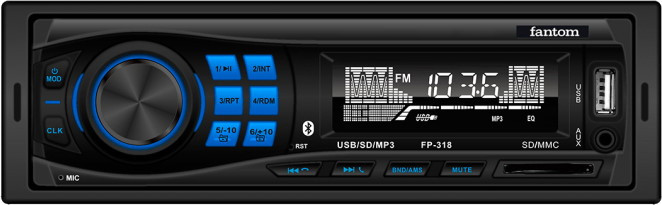 Автомагнітола Fantom FP-318B