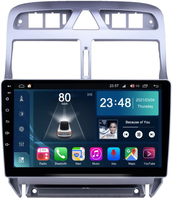 Автомагнитола Torssen F96128 4G Peugeot 307 2002-2013