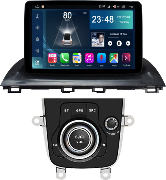 Автомагнитола Torssen F96128 4G Mazda 3 2013-2018