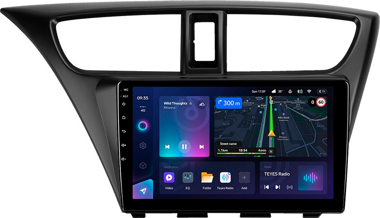 Автомагнитола Teyes CC3L 432Gb Honda Civic 9 (2012-2017)