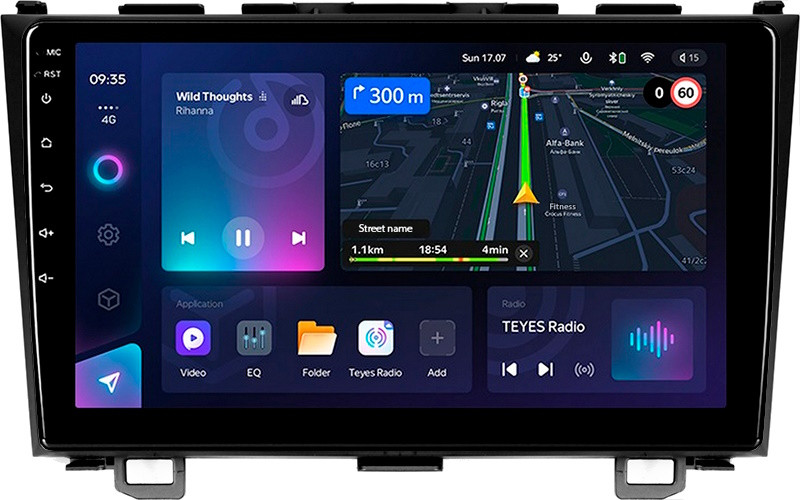 Автомагнитола Teyes CC3L 432Gb Honda CR-V 3 (2006-2012) 9