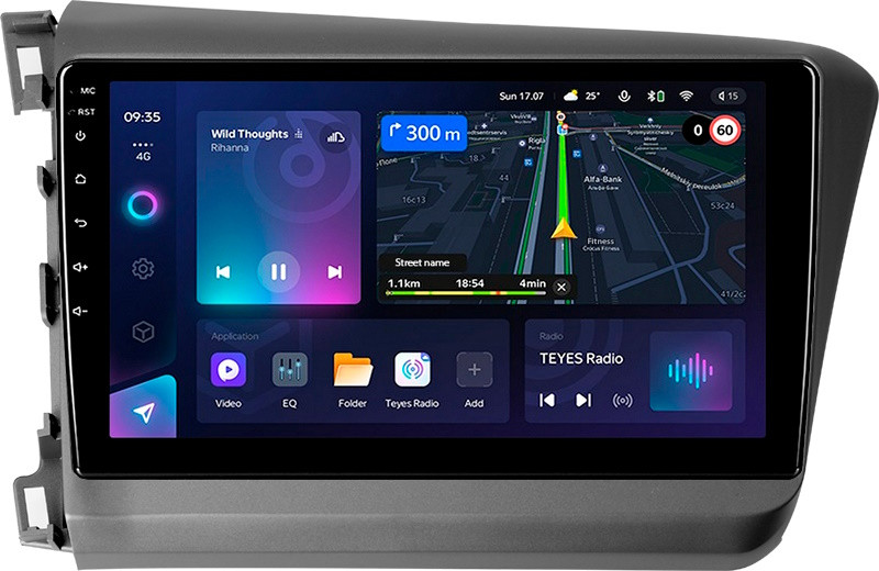 Автомагнитола Teyes CC3L 432Gb Honda Civic 9 (2011-2015)