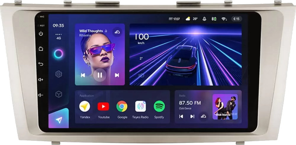 Автомагнитола Teyes CC3 6128Gb Toyota Camry XV40 (2006-2011) 9