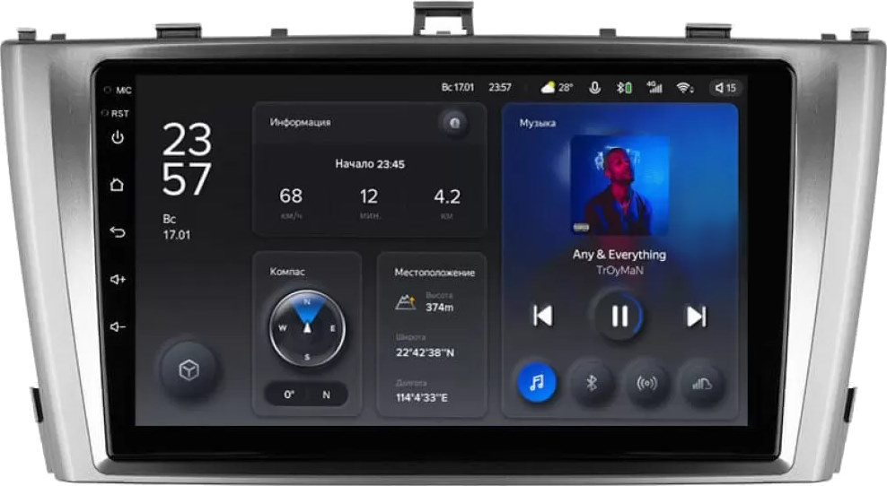 Автомагнитола Teyes X1 232Gb Toyota Avensis 3 (2008-2015) 9