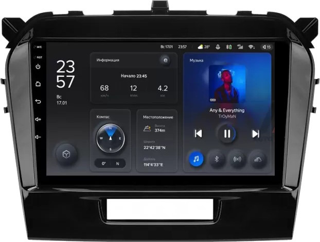 Автомагнитола Teyes X1 232Gb Suzuki Vitara 4 (2014-2018) 9