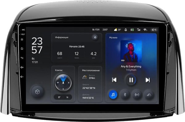 Автомагнитола Teyes X1 232Gb Renault Koleos (2008-2016) 9