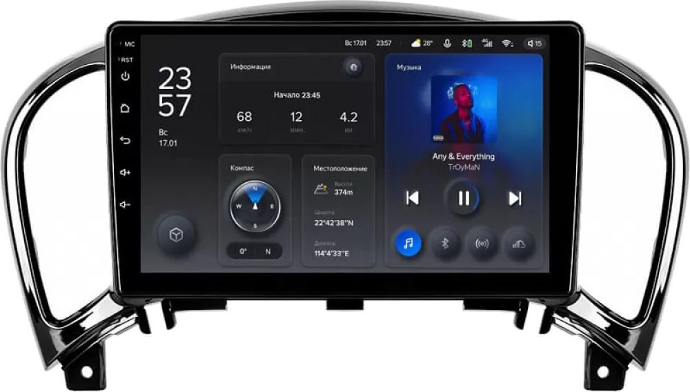 Автомагнитола Teyes X1 232Gb Nissan Juke (2010-2014) 9