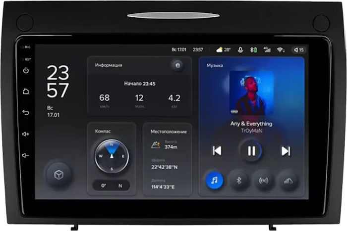 Автомагнитола Teyes X1 232Gb Mercedes-Benz SLK-Class (R171) (2004-2011) 9