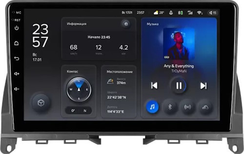 Автомагнитола Teyes X1 232Gb Mercedes-Benz C-Class (W204) (2006-2011) 9