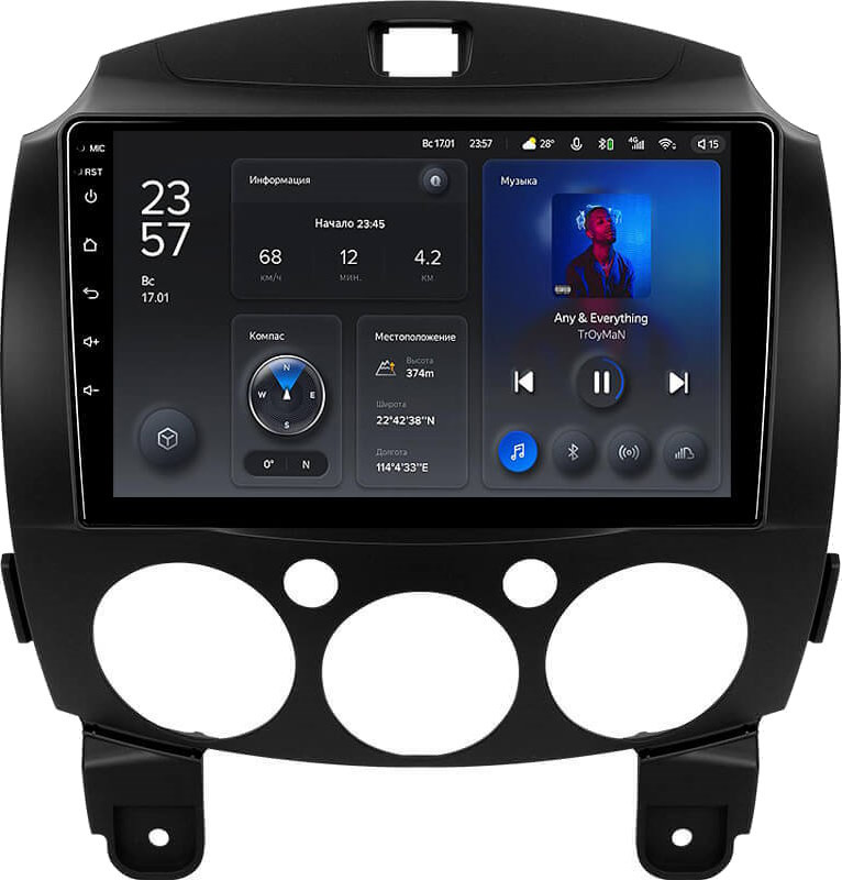 Автомагнитола Teyes X1 232Gb Mazda 2 DE (2007-2014) 9