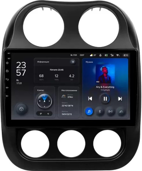 Автомагнитола Teyes X1 232Gb Jeep Compass (2009-2015) 10