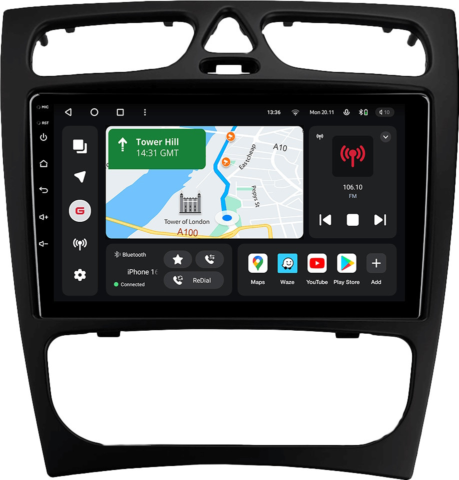 Автомагнітола Gazer T6009-W203 Pro Max