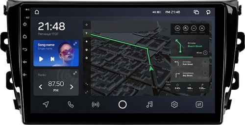 Автомагнитола AMS T1010 6128Gb Zotye T600 2014-2019