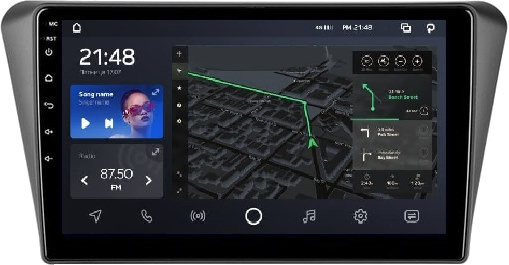 Автомагнитола AMS T1010 6128Gb Peugeot 408 2014-2018