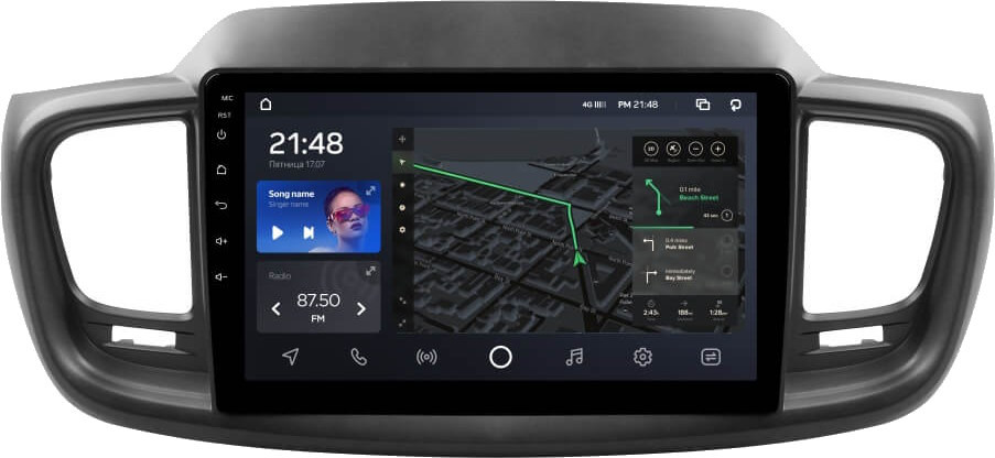 Автомагнитола AMS T1010 6128Gb KIA Sorento 3 2014-2017 (B)