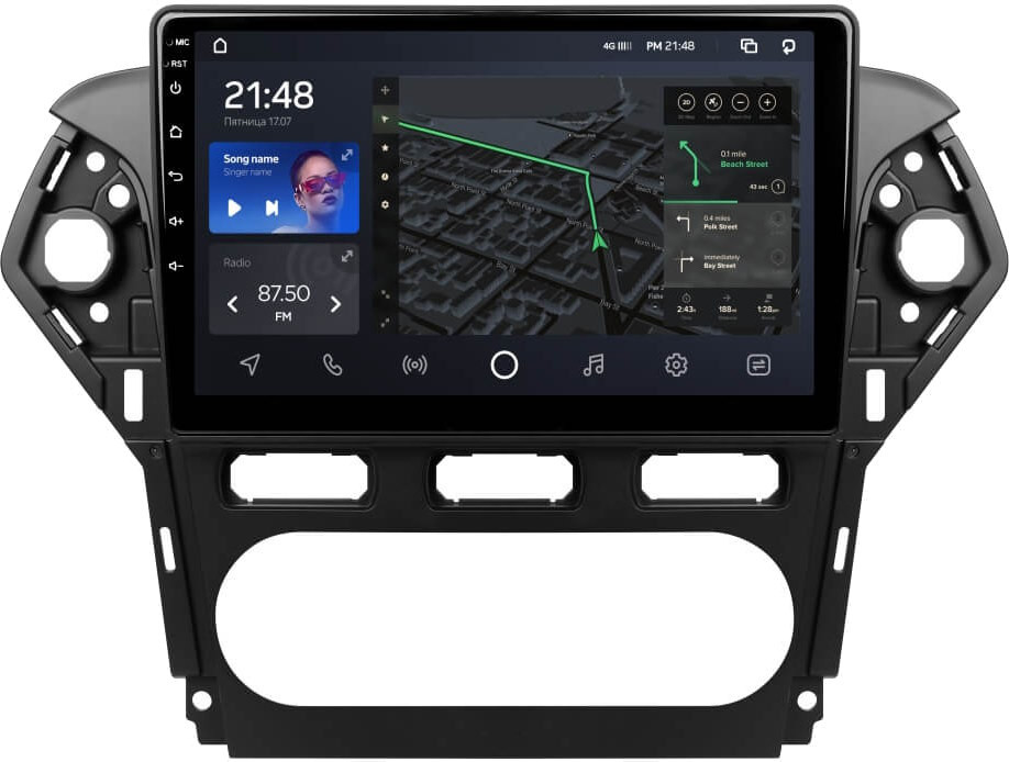 Автомагнитола AMS T1010 6128Gb Ford Mondeo 4 2011-2014
