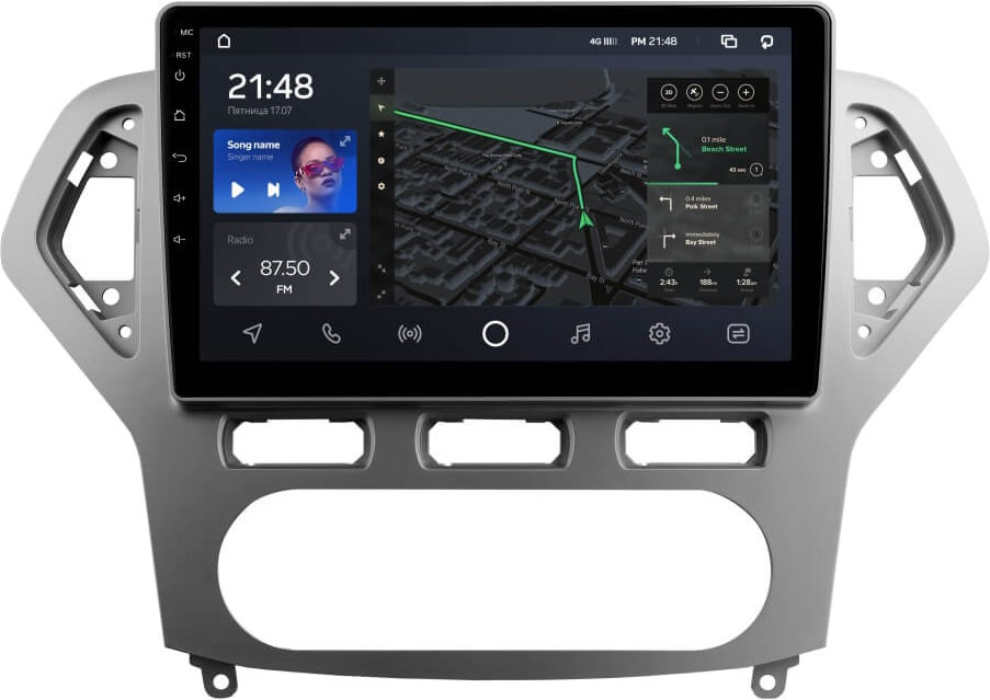 Автомагнитола AMS T1010 6128Gb Ford Mondeo 4 2006-2010