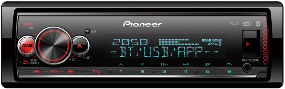 Автомагнітола Pioneer MVH-S520DAB