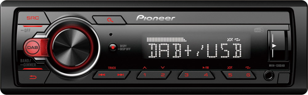 Автомагнітола Pioneer MVH-130DAB