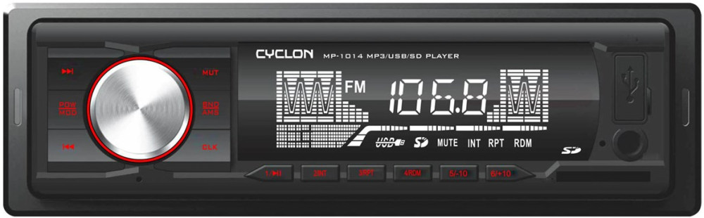 Автомагнітола Cyclone MP-1014R BA