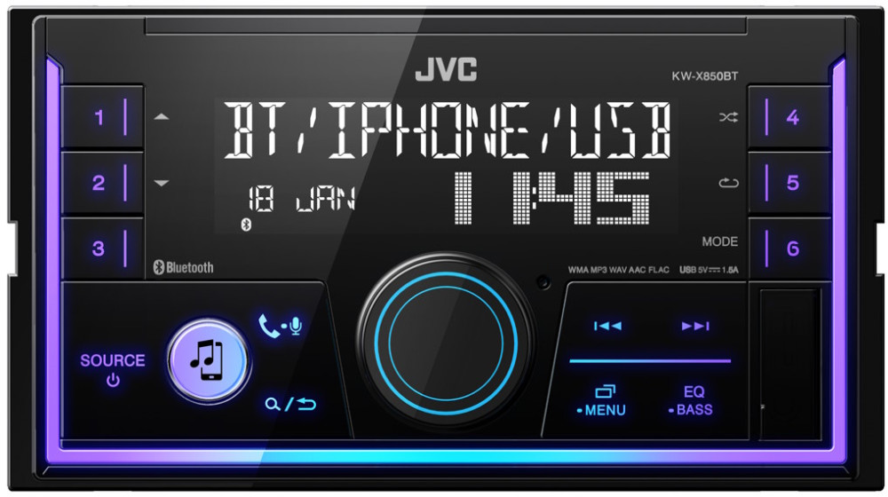 Автомагнитола JVC KW-X850BT