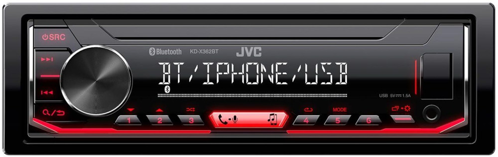 Автомагнитола JVC KD-X362BT