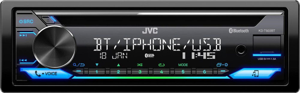 Автомагнітола JVC KD-T922BT