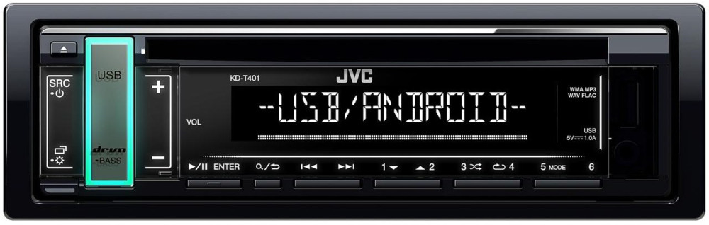 Автомагнітола JVC KD-T401