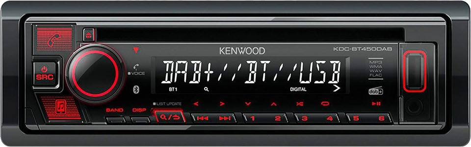 Автомагнітола Kenwood KDC-BT450DAB