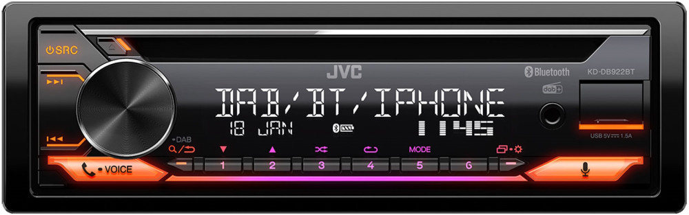 Автомагнітола JVC KD-DB922BT