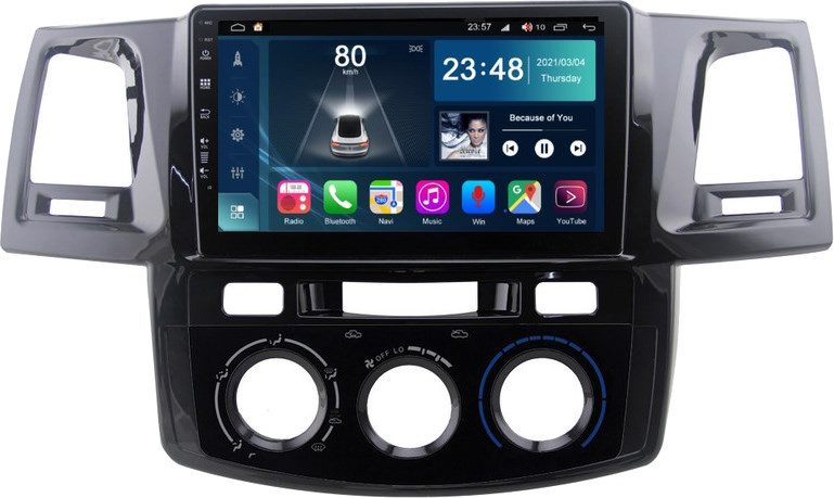 Автомагнітола Torssen F9332 4G Toyota Hilux 2012 Climate