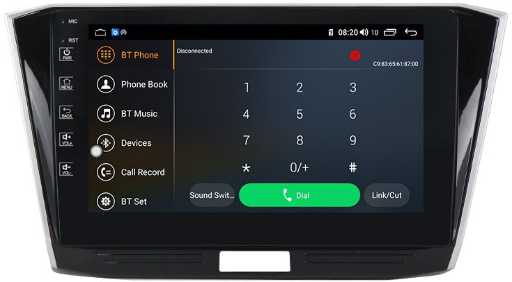 Автомагнитола Torssen F10464 4G Volkswagen Passat B8
