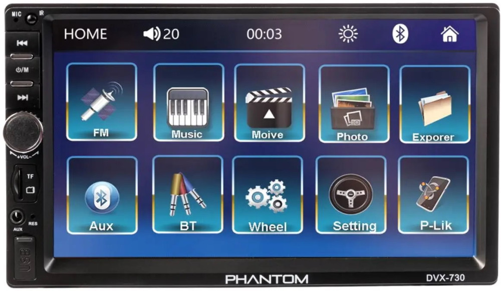 Автомагнітола Phantom DVX-730