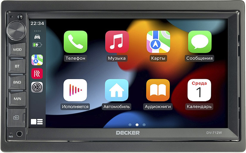 Автомагнитола Decker DV-712W