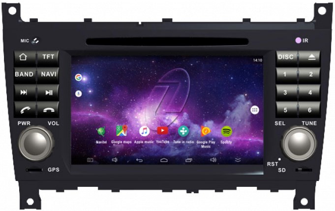 Автомагнитола Gazer CM6007-W203