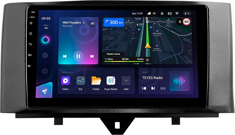 Автомагнитола Teyes CC3L 432Gb Smart Fortwo 2 (2010-2015) 9