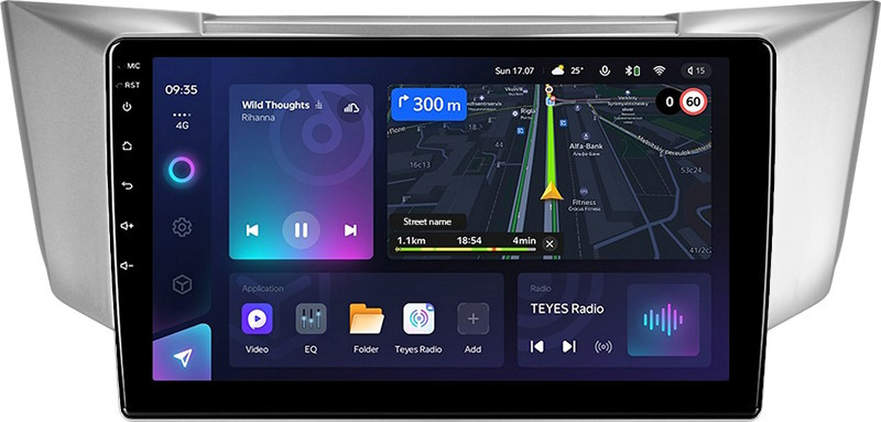 Автомагнитола Teyes CC3L 432Gb Lexus RX300, Toyota Harrier (2003-2009) 9
