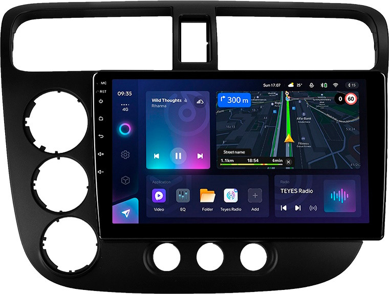 Автомагнитола Teyes CC3L 432Gb Honda Civic 7 (2000-2006) 9