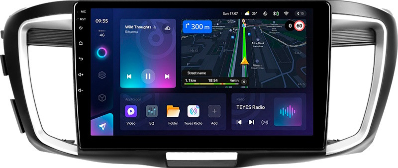 Автомагнитола Teyes CC3L 432Gb Honda Accord 9 (2012-2018) 10