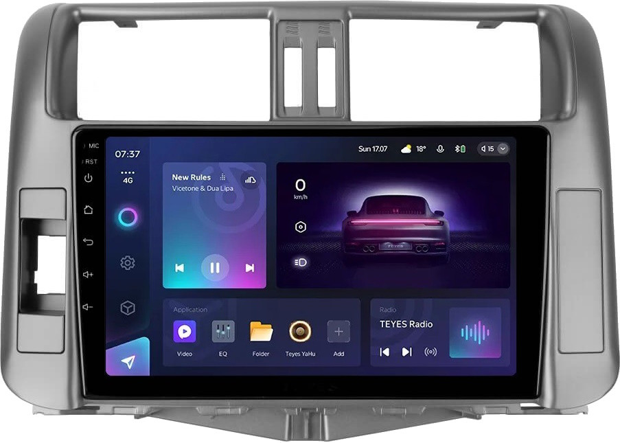 Автомагнитола Teyes CC3 2K 6128Gb 360° Toyota Land Cruiser Prado 150 (2009-2013) (A) 9