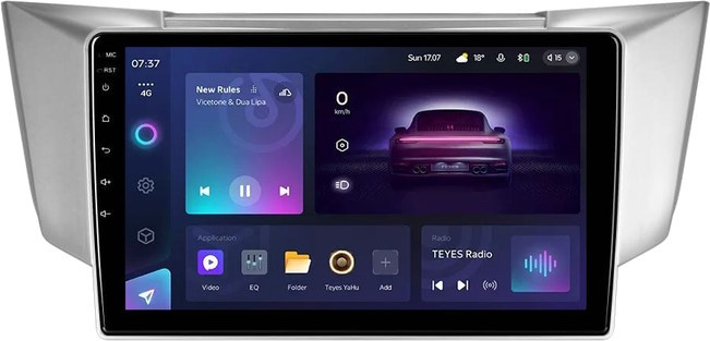 Автомагнитола Teyes CC3 2K 432Gb Toyota Harrier (2003-2009) 9