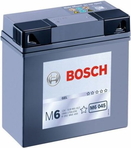 Акумулятор для мотоцикла Bosch M6 Gel 519 901 017