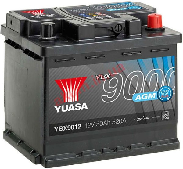 Автоаккумулятор GS Yuasa YBX9000 YBX9012