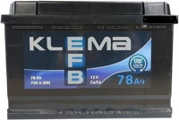 Автоакумулятор KLEMA EFB 6CT-78R